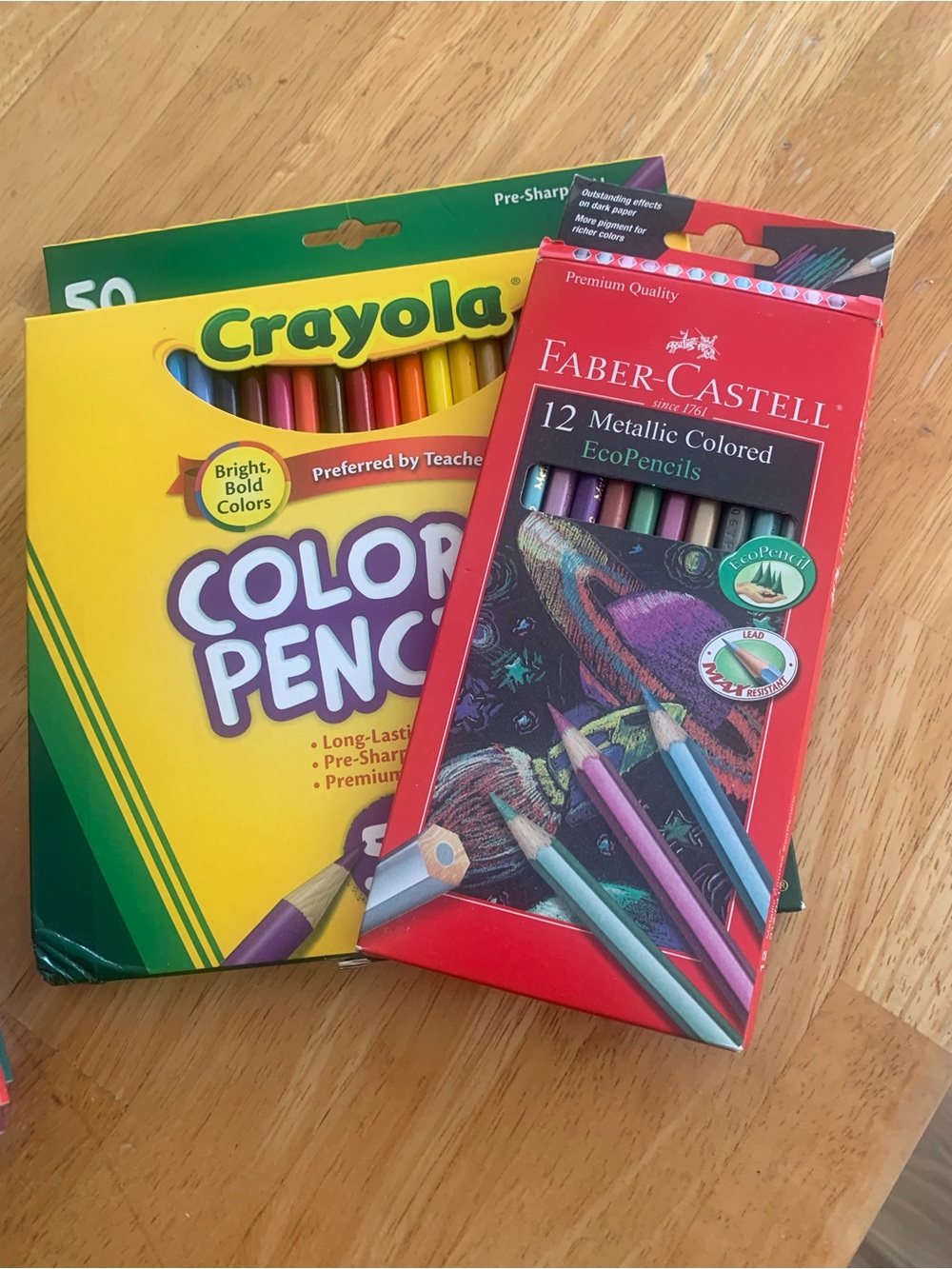 Crayola Colored Pencils Assortment - Blue, Yellow, Pink, Purple, Black, White - Picture 3 of 4
